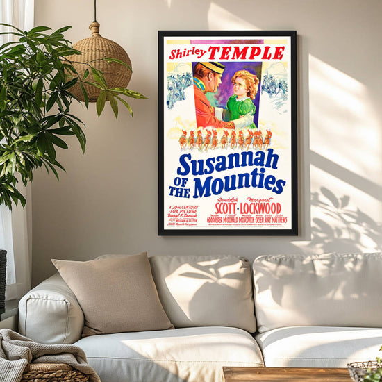 "Susannah Of The Mounties" (1939) Framed Movie Poster