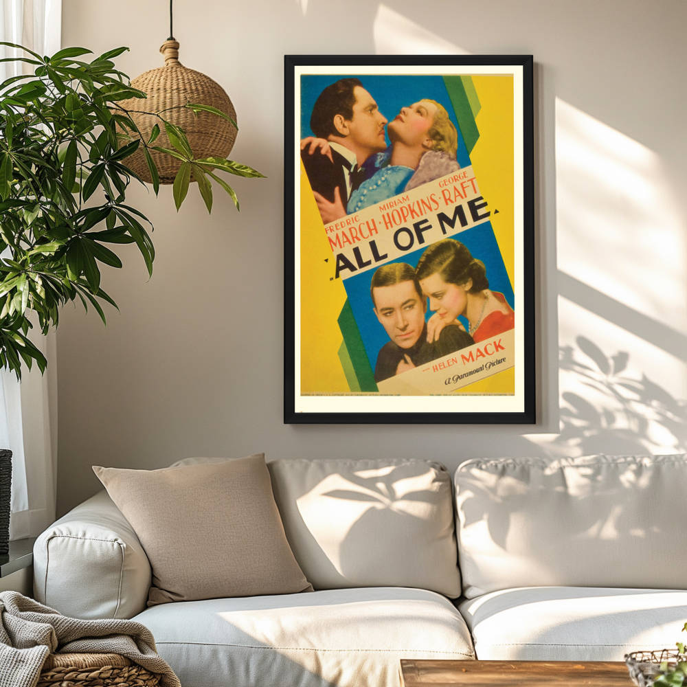 "All Of Me" (1934) Framed Movie Poster