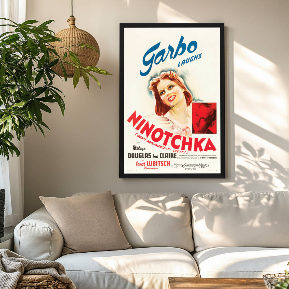 "Ninotchka" (1939) Framed Movie Poster