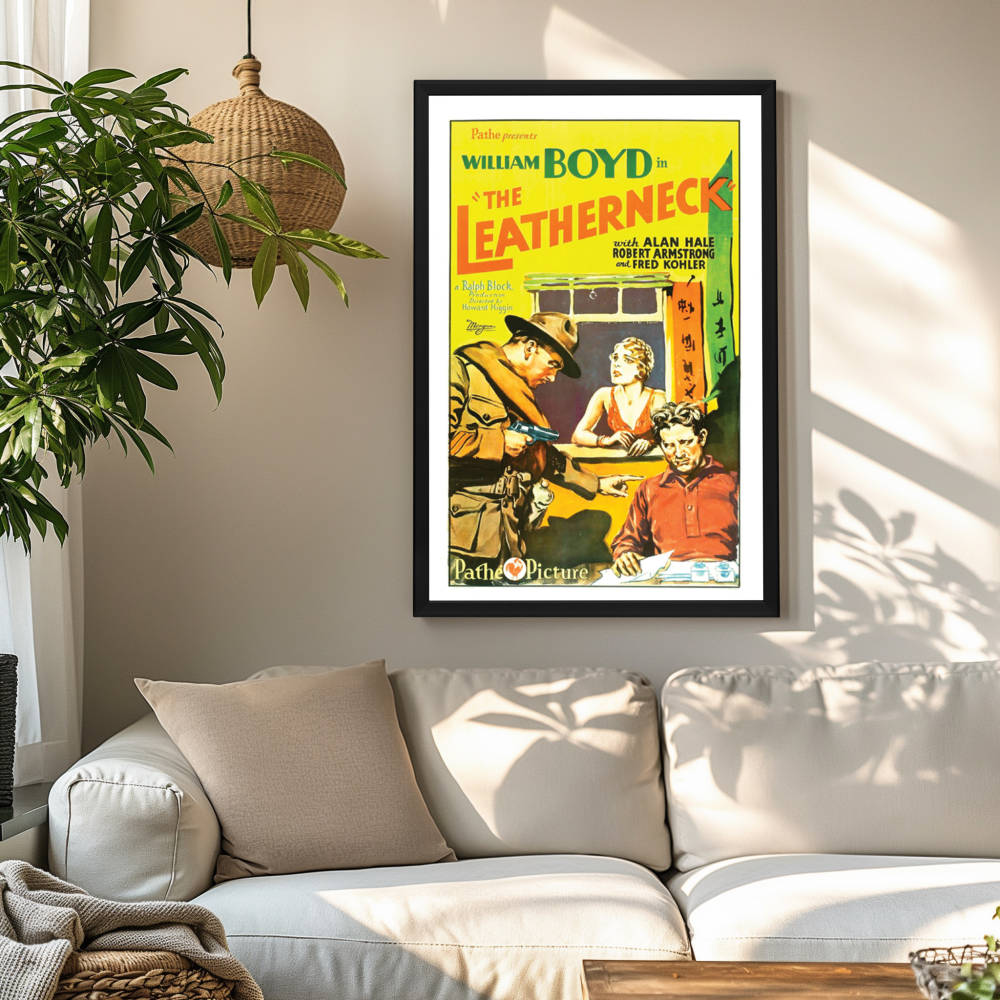 "Leatherneck" (1929) Framed Movie Poster