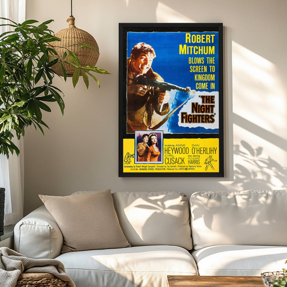 "Night Fighters" (1960) Framed Movie Poster