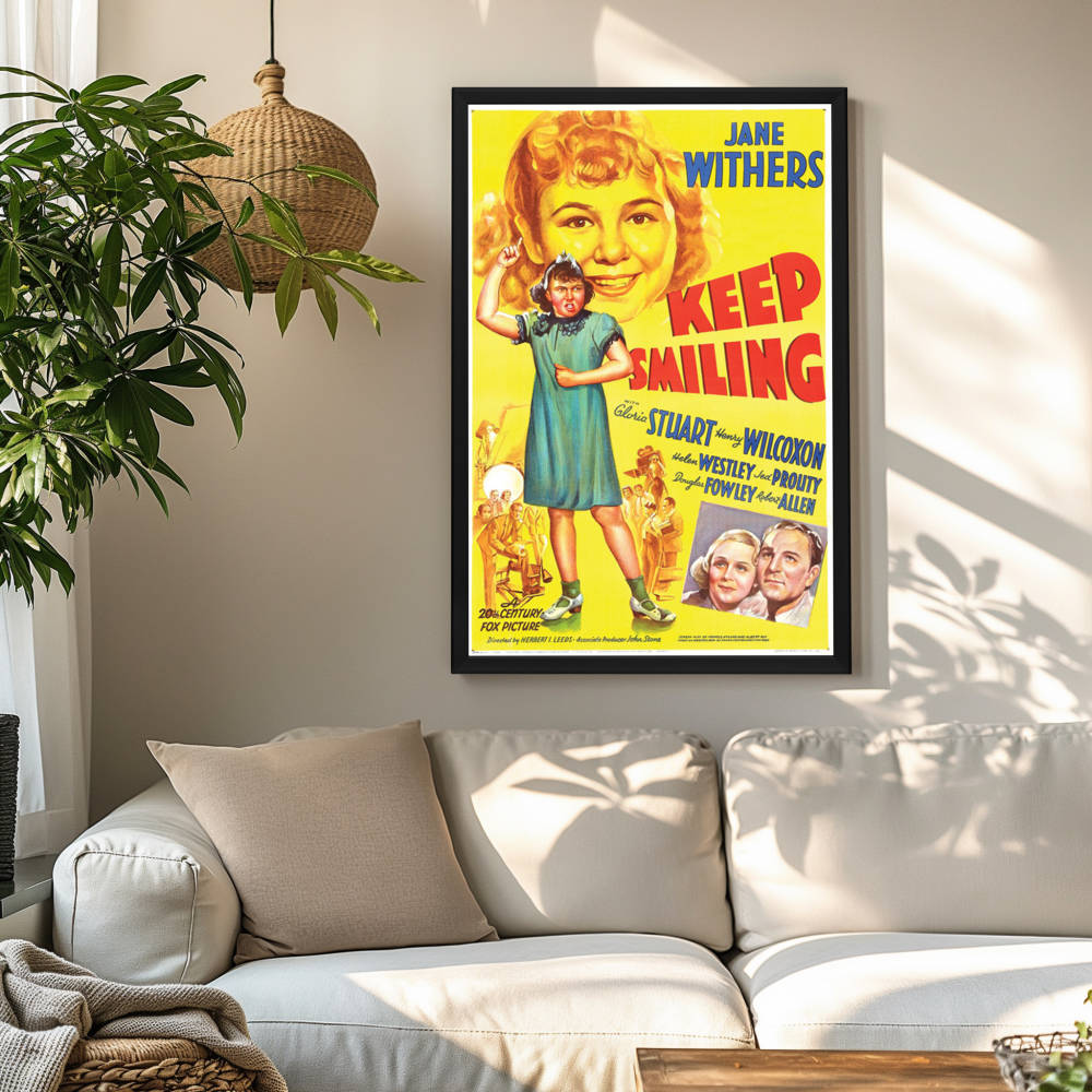 "Keep Smiling" (1938) Framed Movie Poster