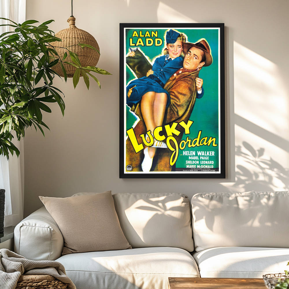 "Lucky Jordan" (1942) Framed Movie Poster