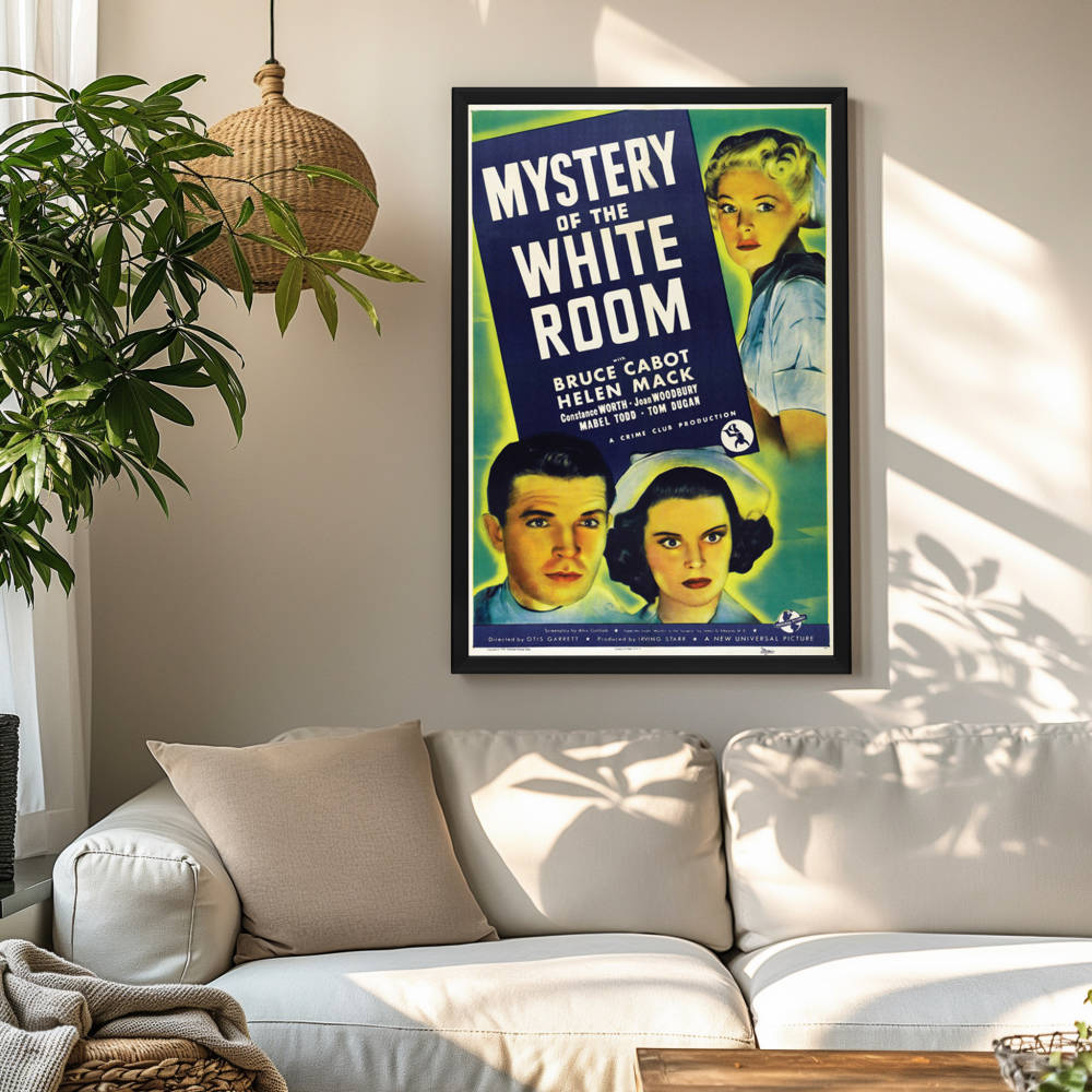 "Mystery Of The White Room" (1939) Framed Movie Poster