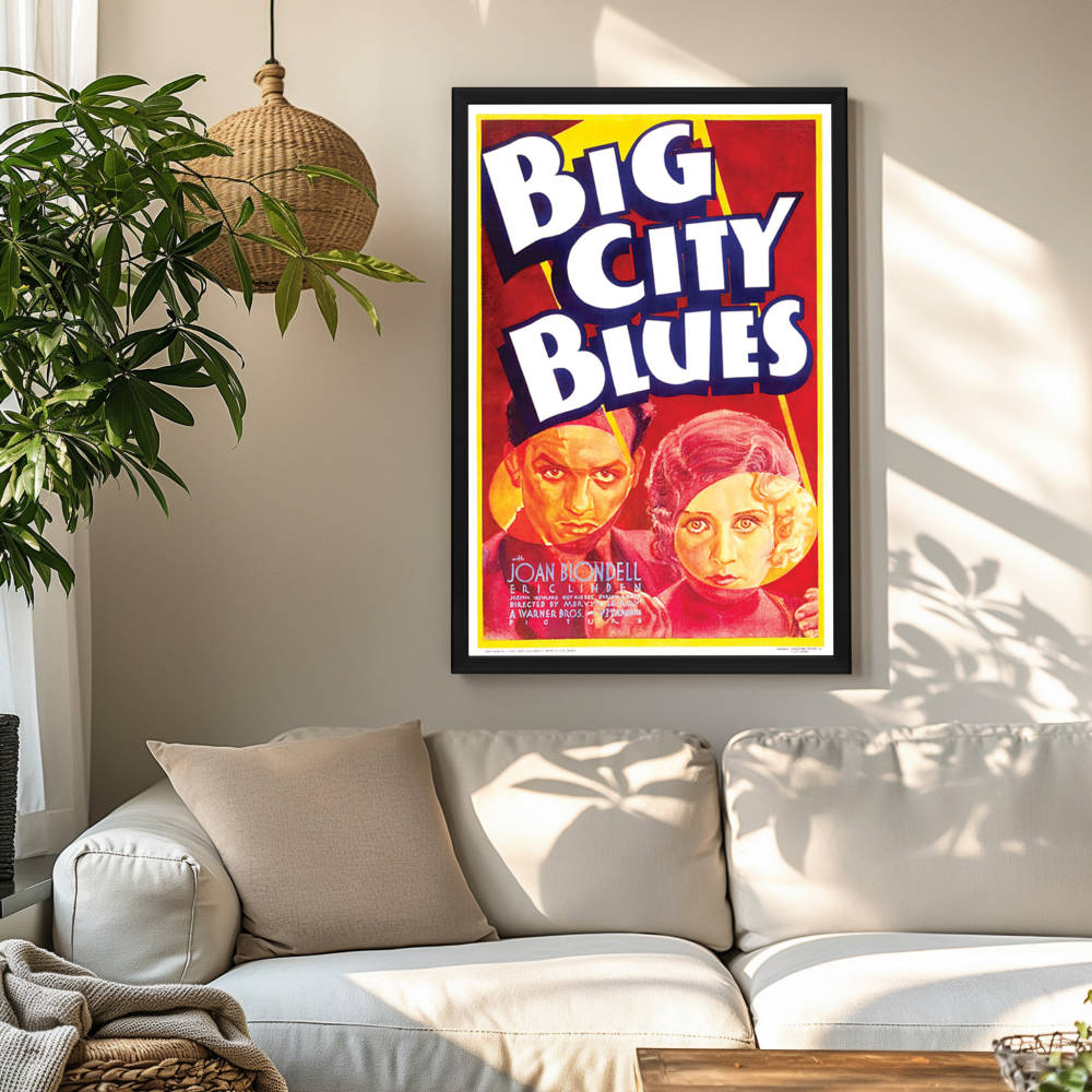 "Big City Blues" (1932) Framed Movie Poster