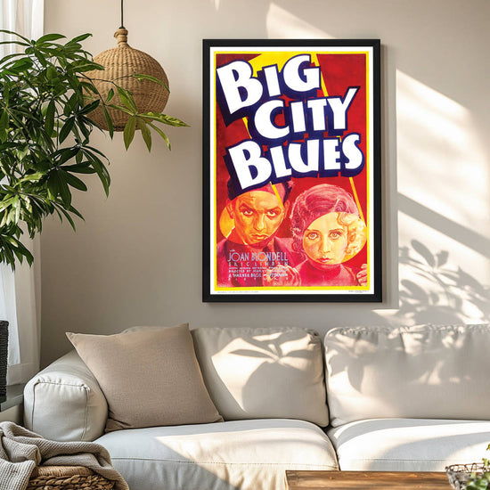 "Big City Blues" (1932) Framed Movie Poster