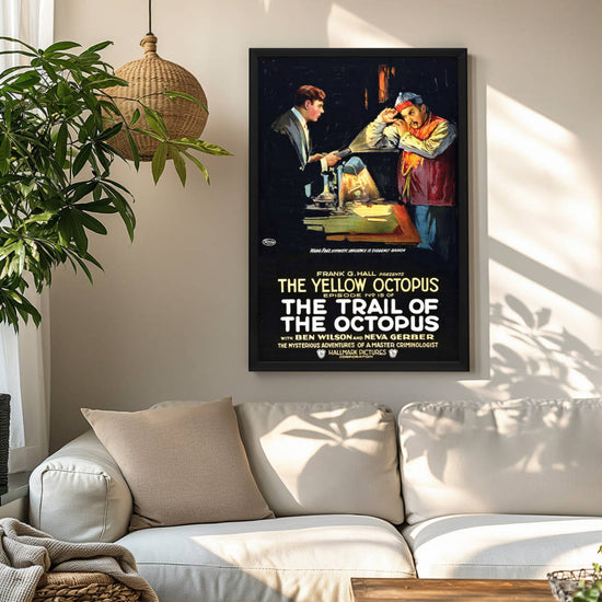 "Trail Of The Octopus" (1919) Framed Movie Poster
