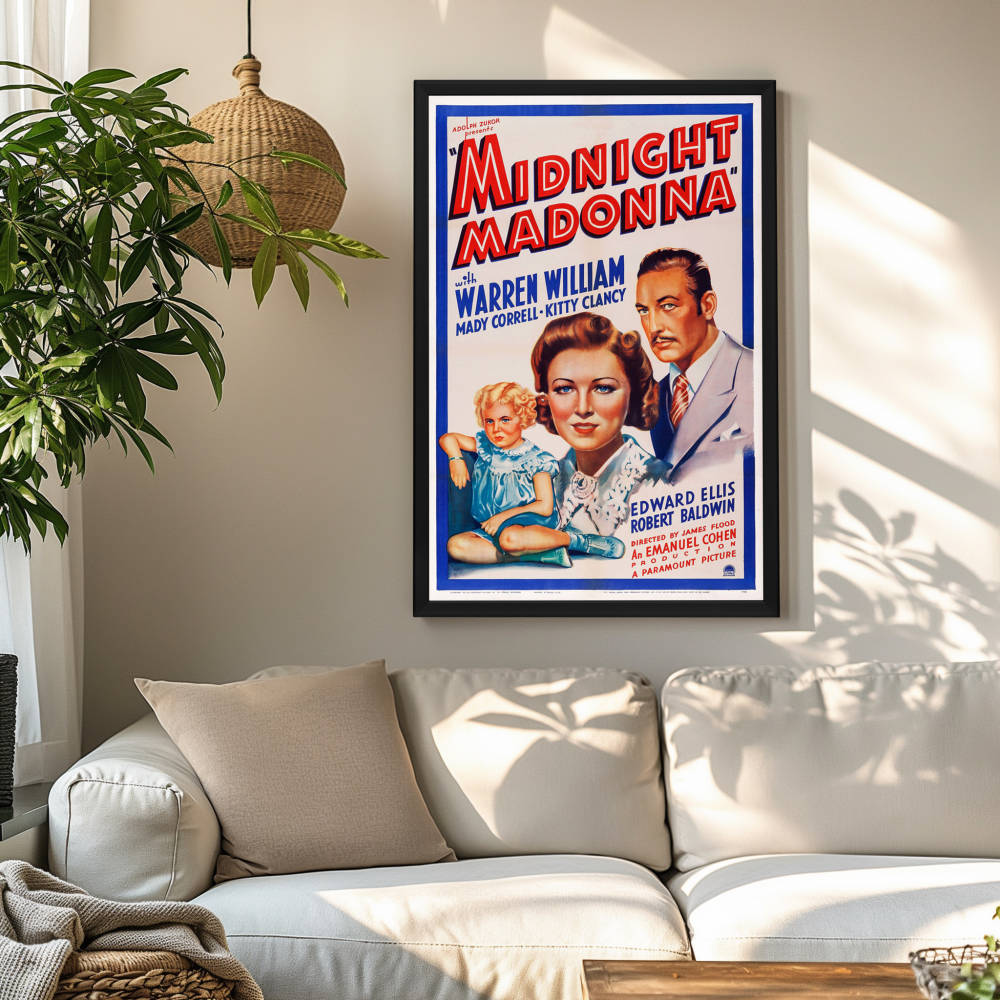 "Midnight Madonna" (1937) Framed Movie Poster