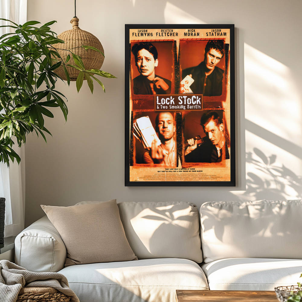 "Lock, Stock and Two Smoking Barrels" (1998) Framed Movie Poster