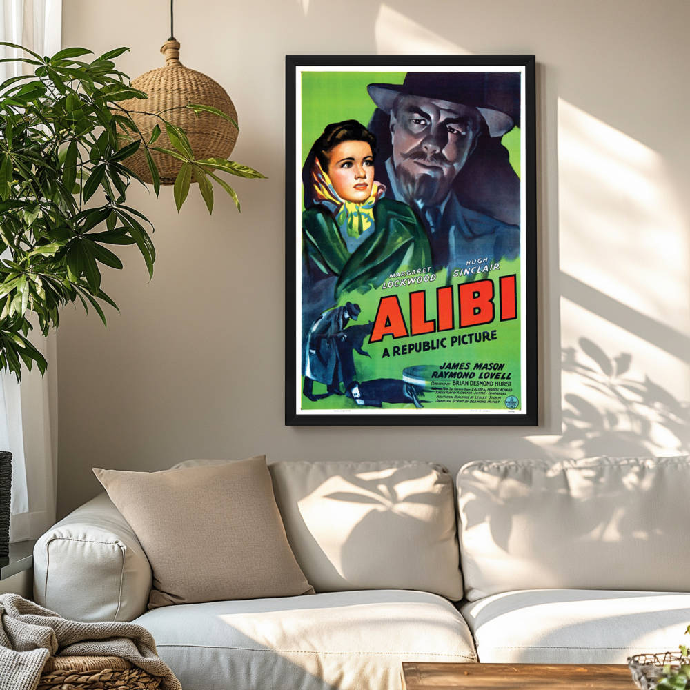 "Alibi" (1942) Framed Movie Poster