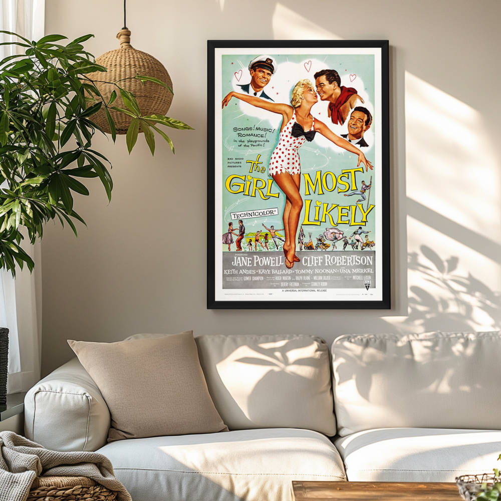 "Girl Most Likely" (1957) Framed Movie Poster