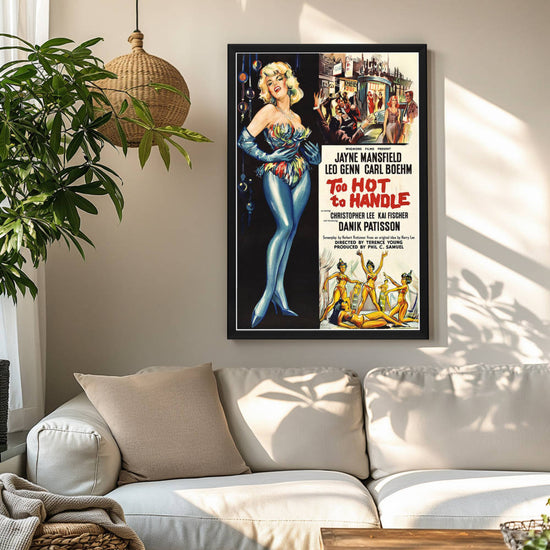 "Playgirl After Dark" (1960) Framed Movie Poster