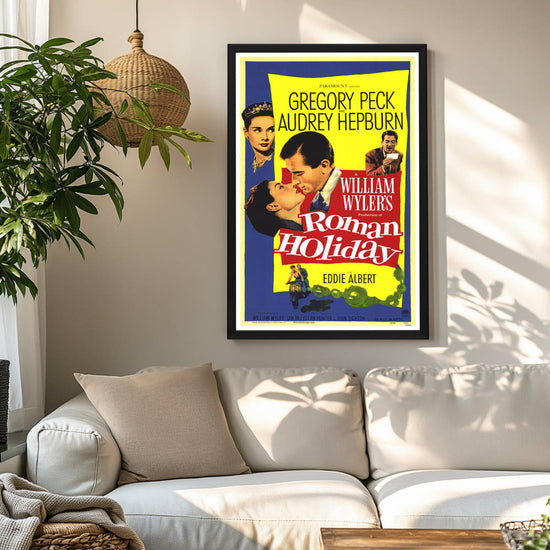 "Roman Holiday" (1953) Framed Movie Poster