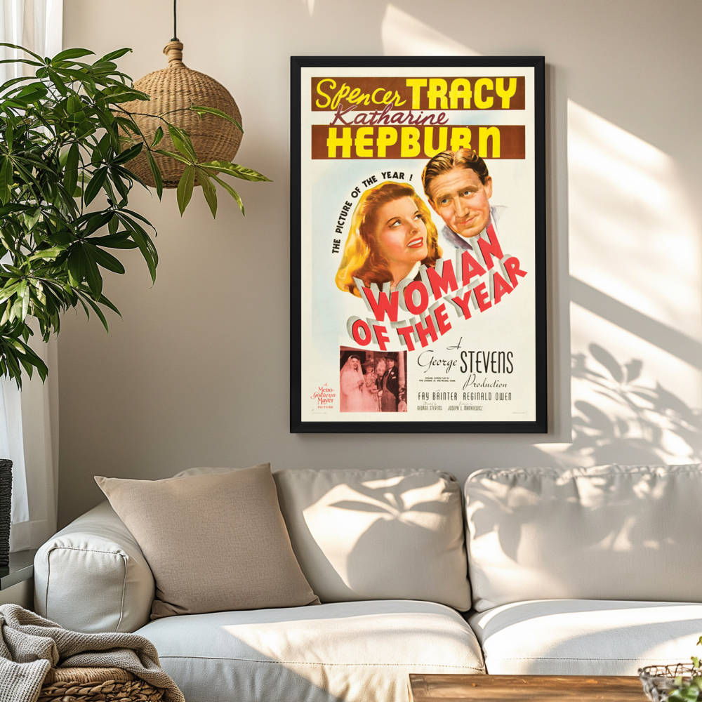 "Woman Of The Year" (1942) Framed Movie Poster