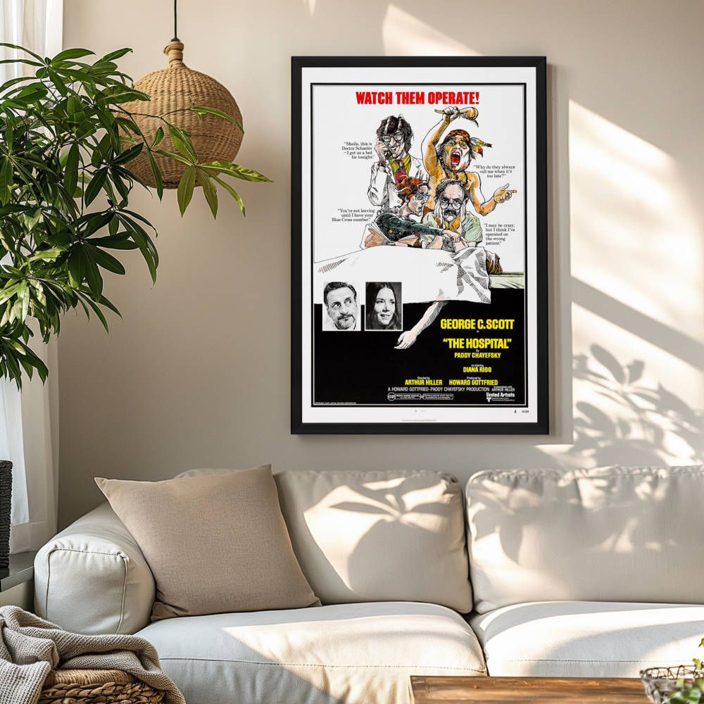 "Hospital" (1971) Framed Movie Poster