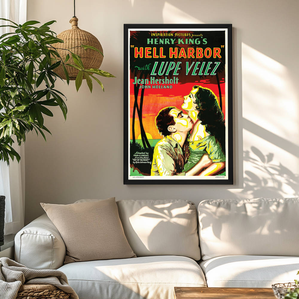 "Hell Harbor" (1930) Framed Movie Poster