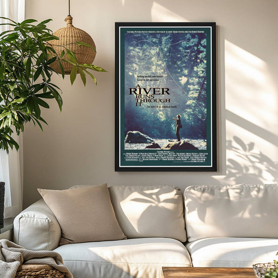 "River Runs Through It" (1992) Framed Movie Poster