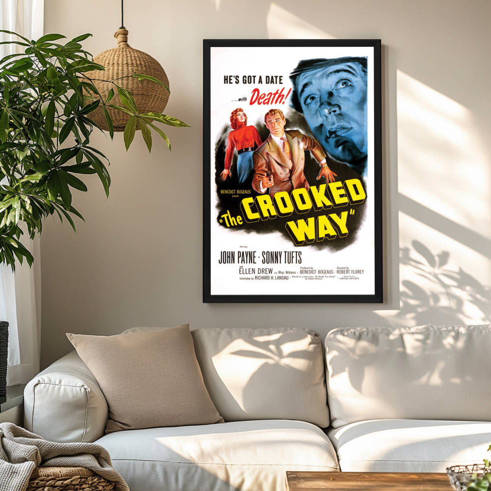 "Crooked Way" (1949) Framed Movie Poster