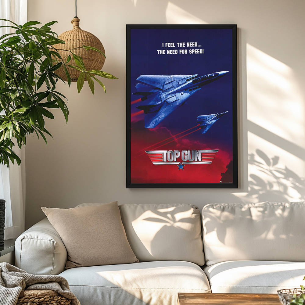 "Top Gun" (1986) Framed Movie Poster