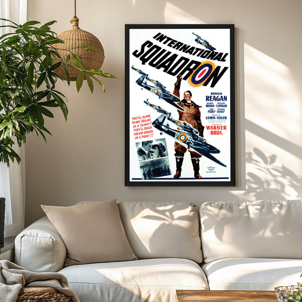 "International Squadron" (1941) Framed Movie Poster