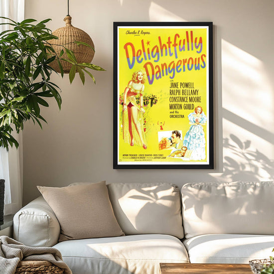 "Delightfully Dangerous" (1945) Framed Movie Poster