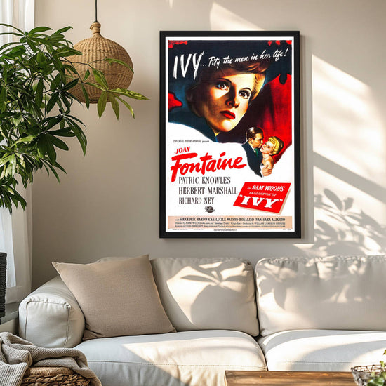 "Ivy" (1947) Framed Movie Poster