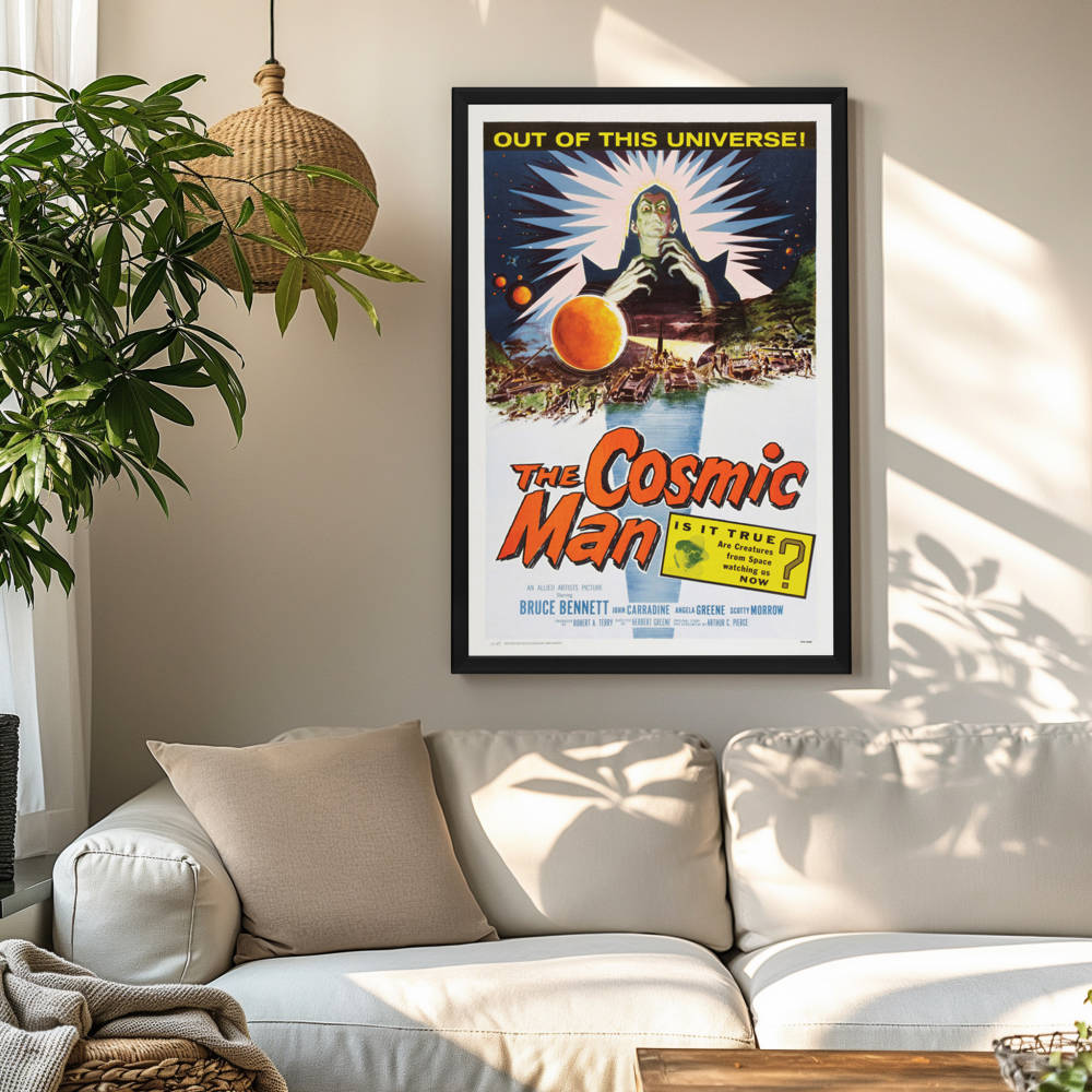 "Cosmic Man" (1959) Framed Movie Poster