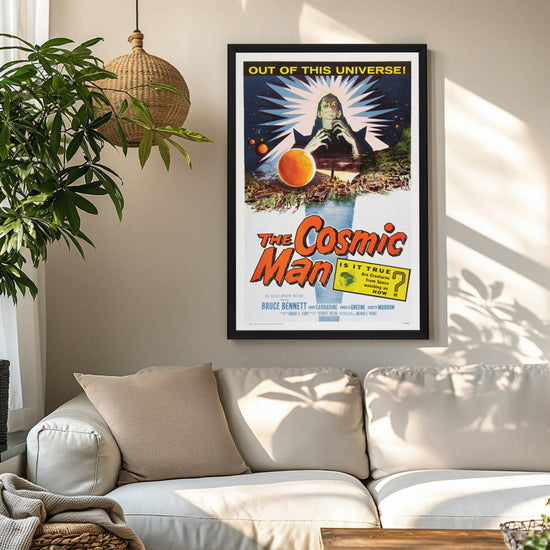 "Cosmic Man" (1959) Framed Movie Poster
