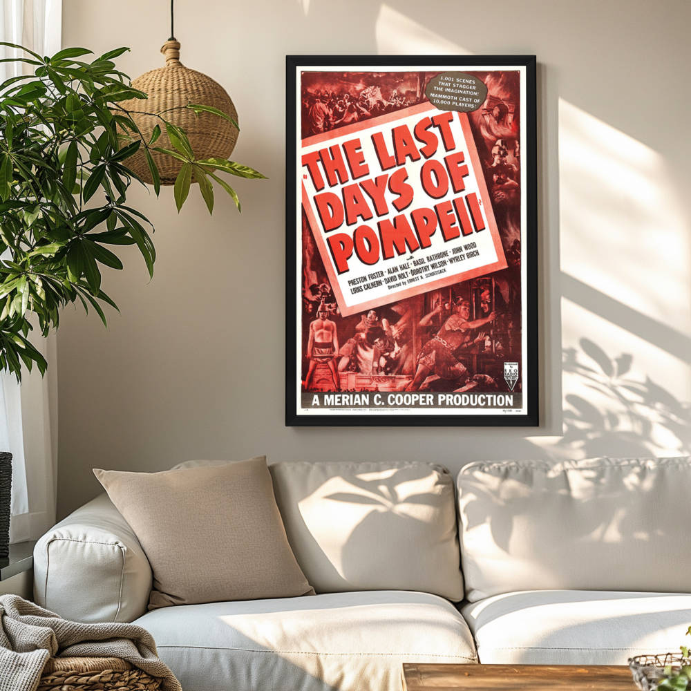 "Last Days Of Pompeii" (1935) Framed Movie Poster