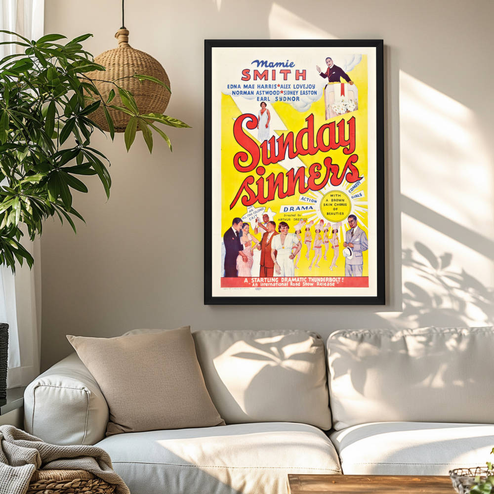 "Sunday Sinners" (1940) Framed Movie Poster