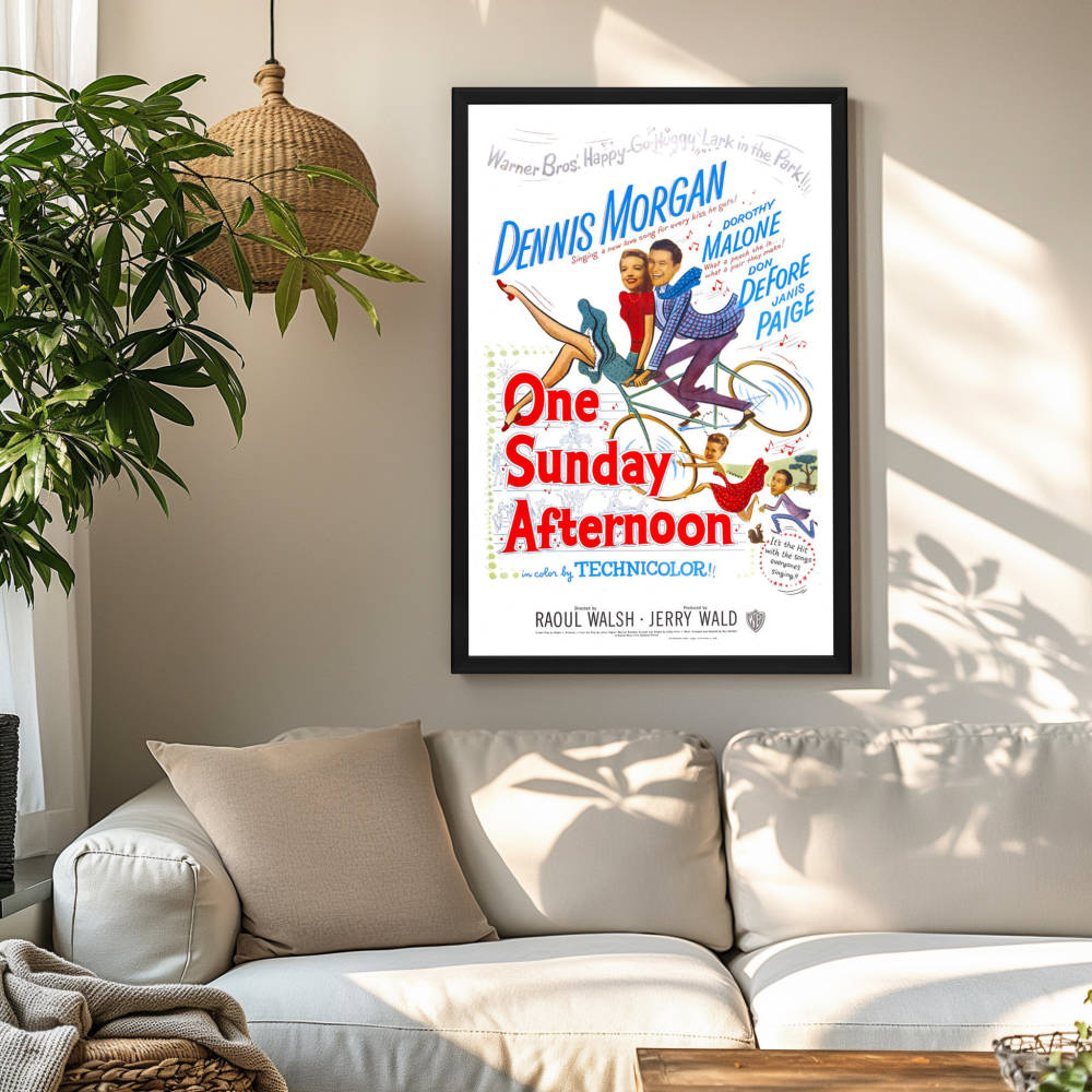 "One Sunday Afternoon" (1948) Framed Movie Poster