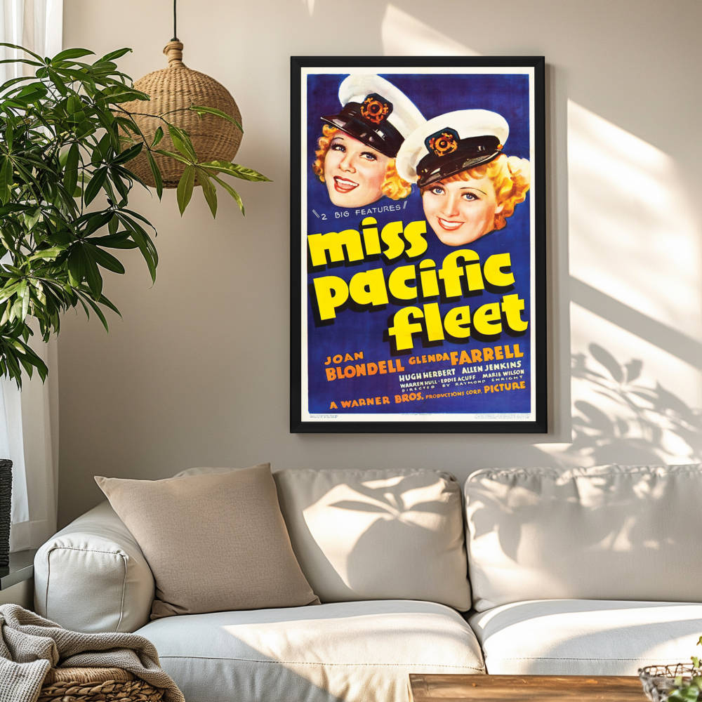 "Miss Pacific Fleet" (1935) Framed Movie Poster