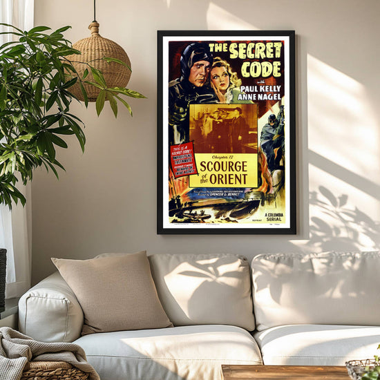 "Secret Code" (1942) Framed Movie Poster