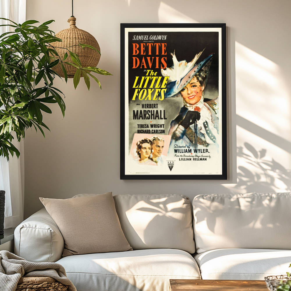 "Little Foxes" (1941) Framed Movie Poster