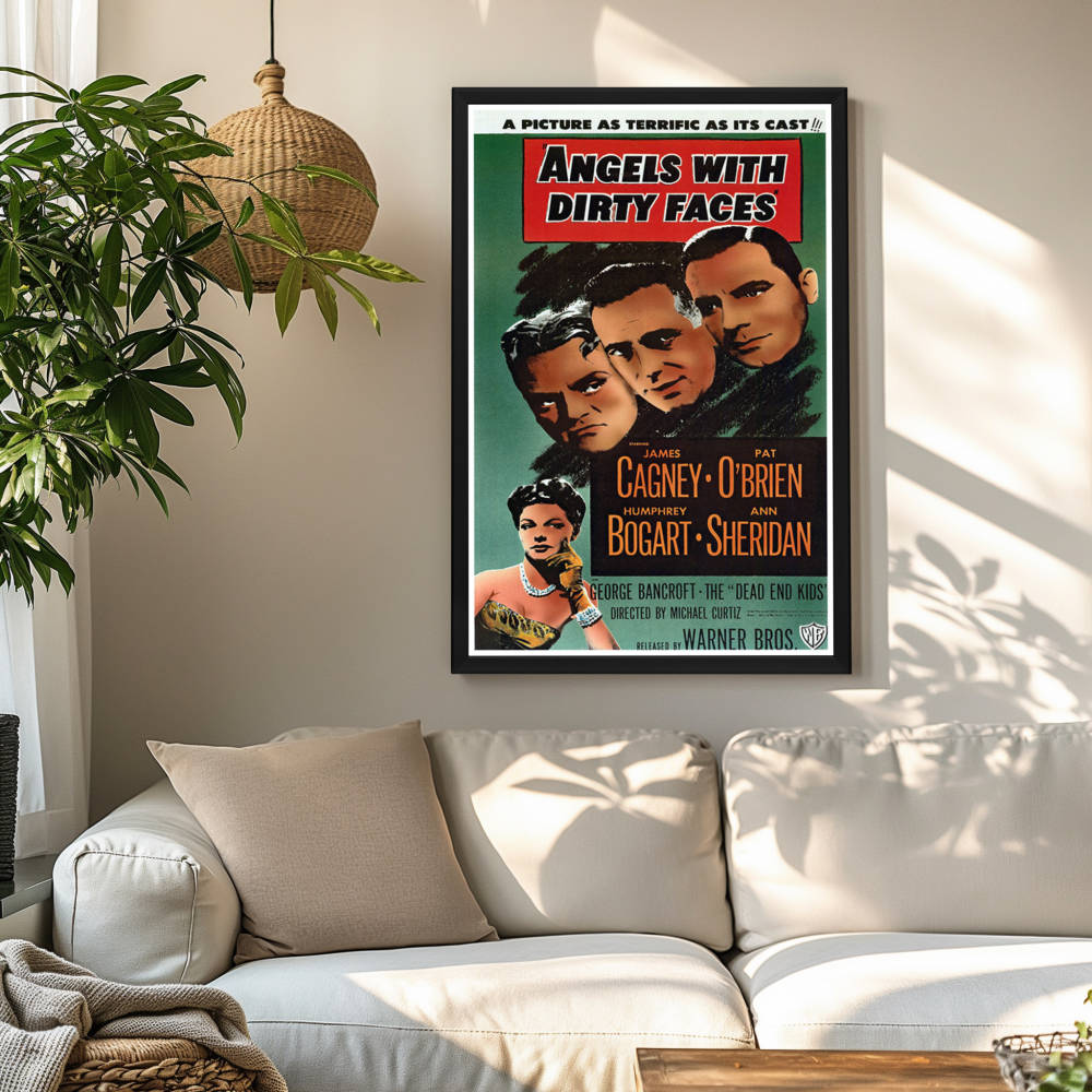 "Angels with Dirty Faces" (1938) Framed Movie Poster