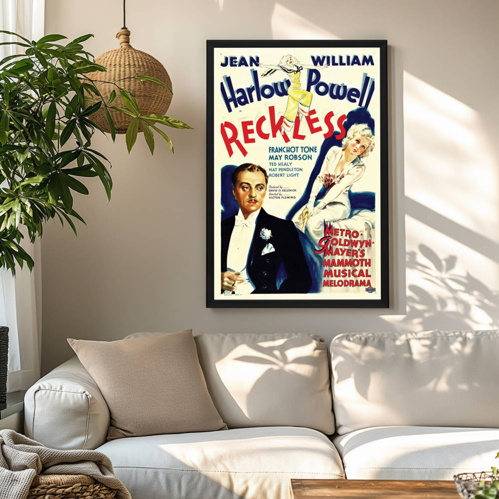 "Reckless" (1935) Framed Movie Poster