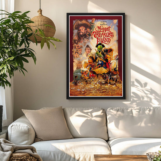 "Muppet Treasure Island" (1996) Framed Movie Poster