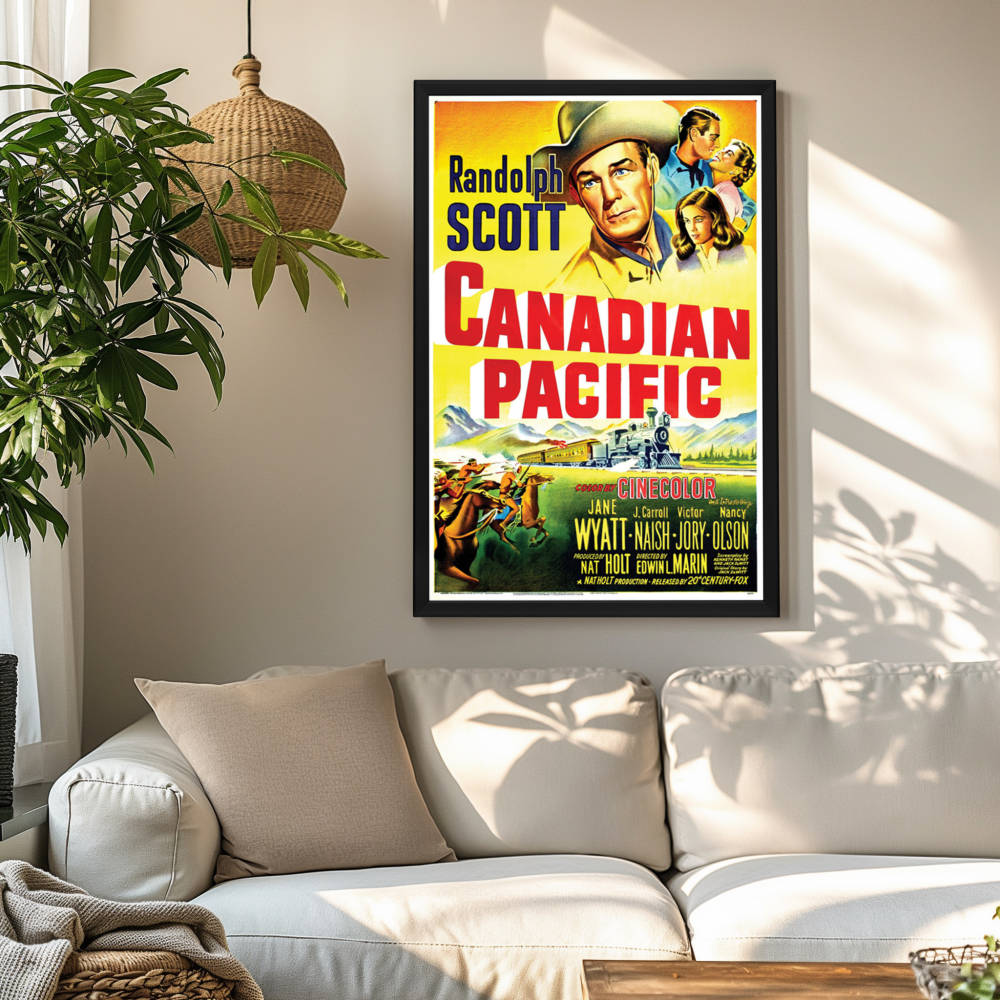 "Canadian Pacific" (1949) Framed Movie Poster