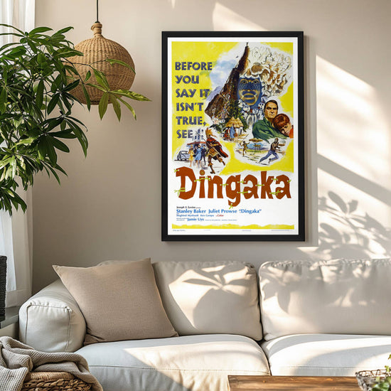 "Dingaka" (1965) Framed Movie Poster