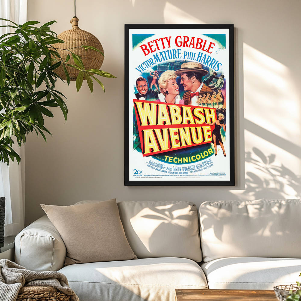 "Wabash Avenue" (1950) Framed Movie Poster