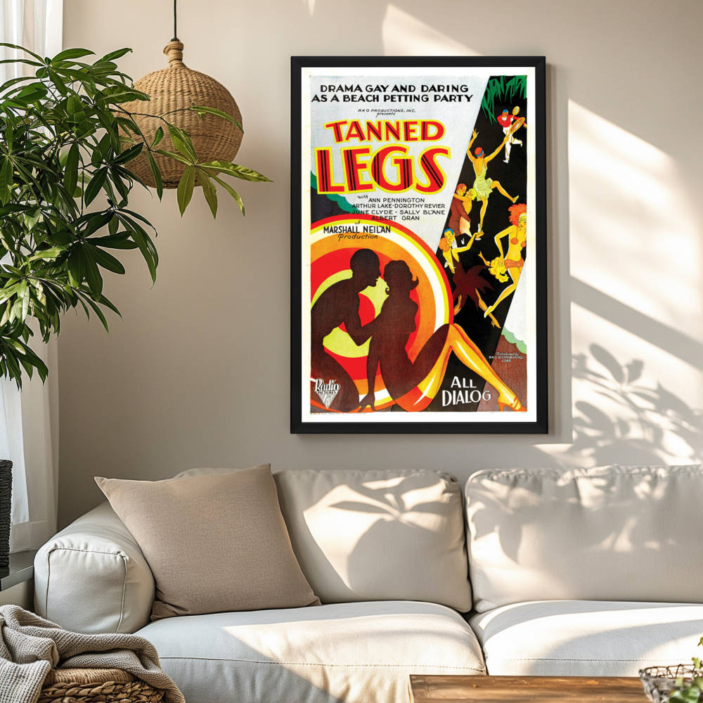 "Tanned Legs" (1929) Framed Movie Poster