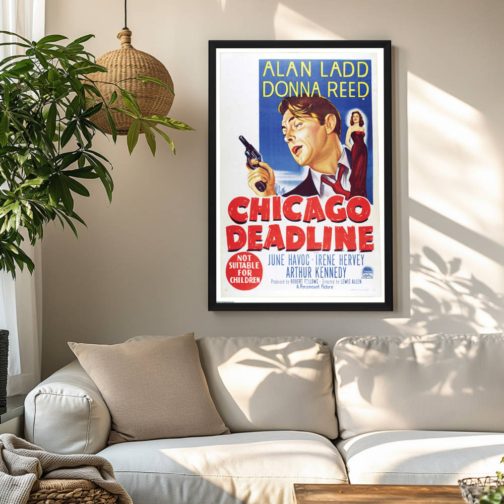 "Chicago Deadline" (1949) Framed Movie Poster