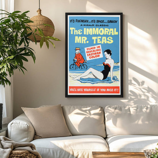 "Immoral Mr. Teas" (1959) Framed Movie Poster