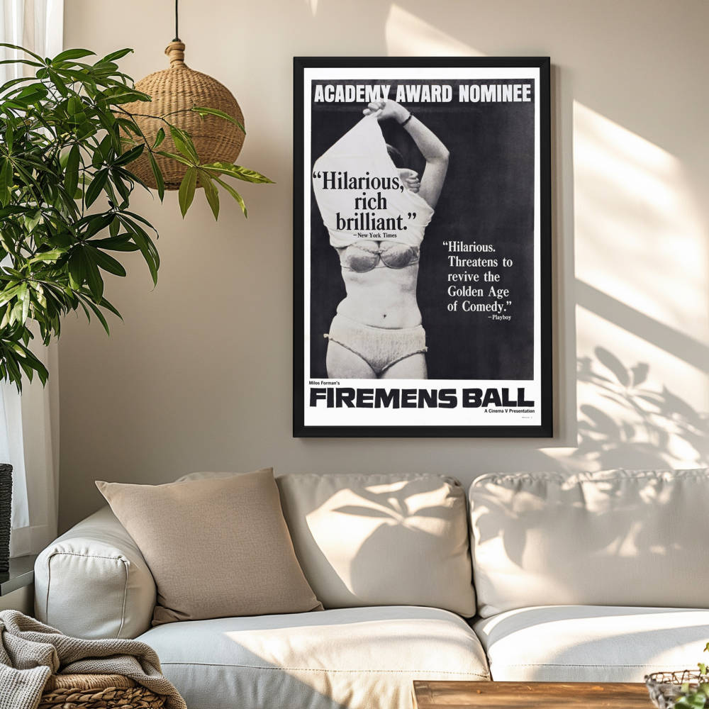 "Firemen's Ball" (1949) Framed Movie Poster
