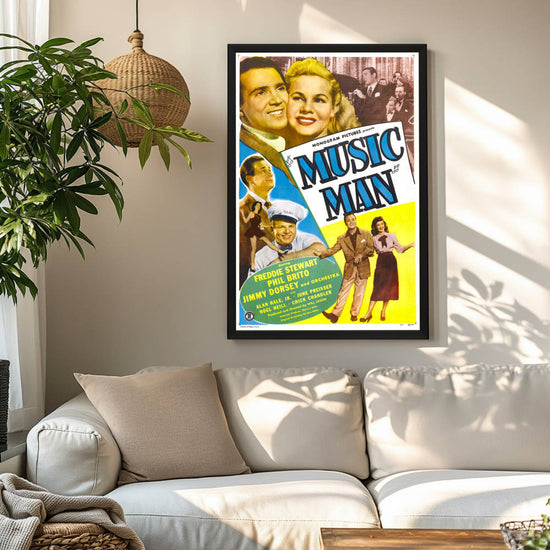 "Music Man" (1948) Framed Movie Poster