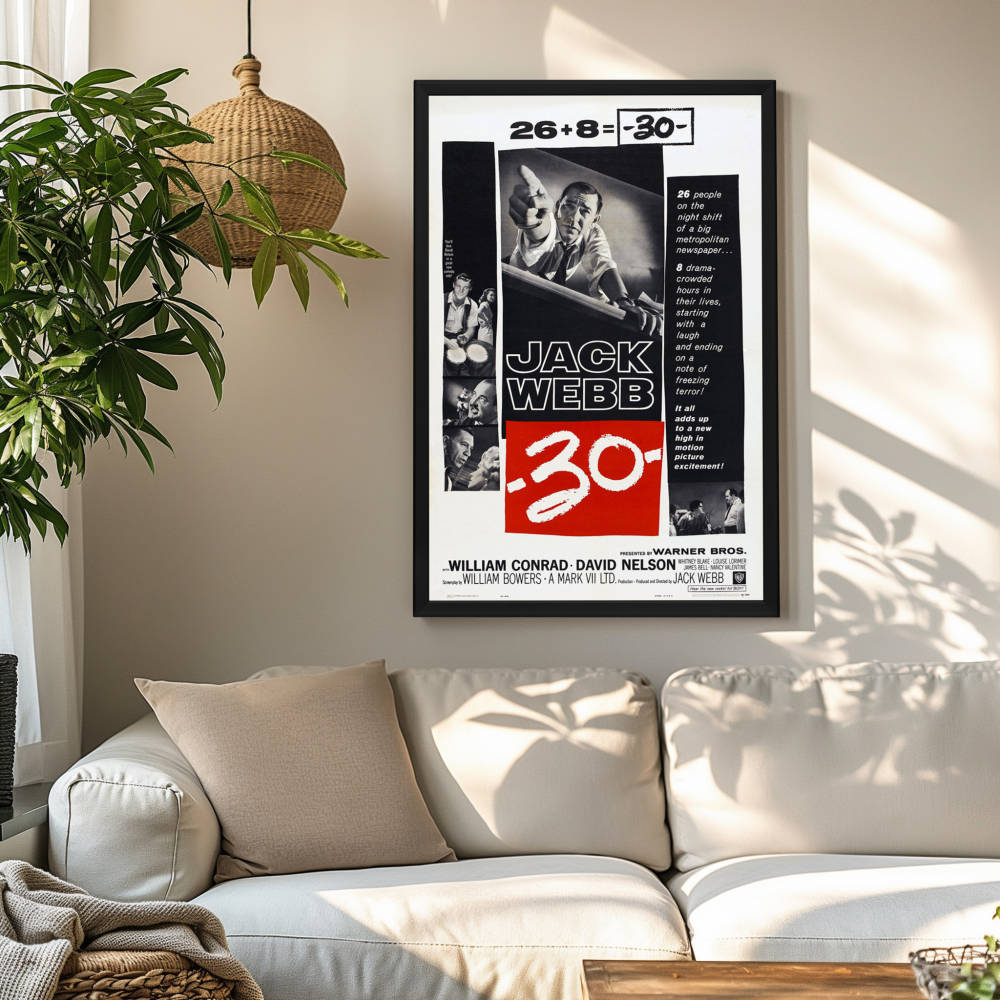 "'-30" (1959) Framed Movie Poster