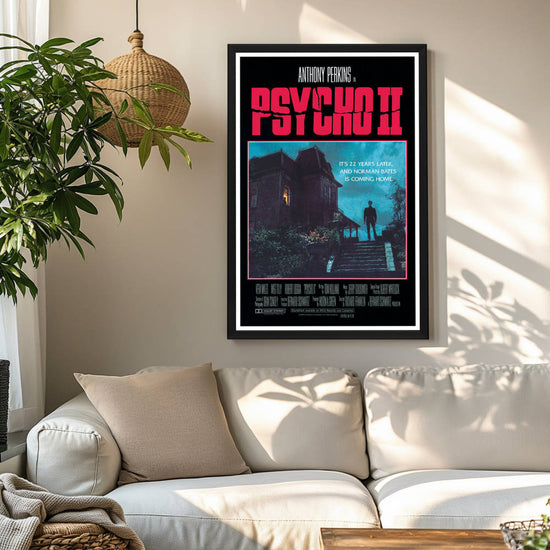 "Psycho II" (1983) Framed Movie Poster