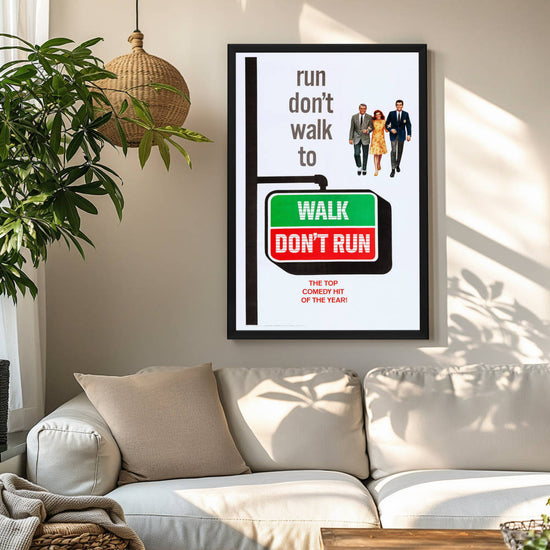 "Walk Don't Run" (1966) Framed Movie Poster