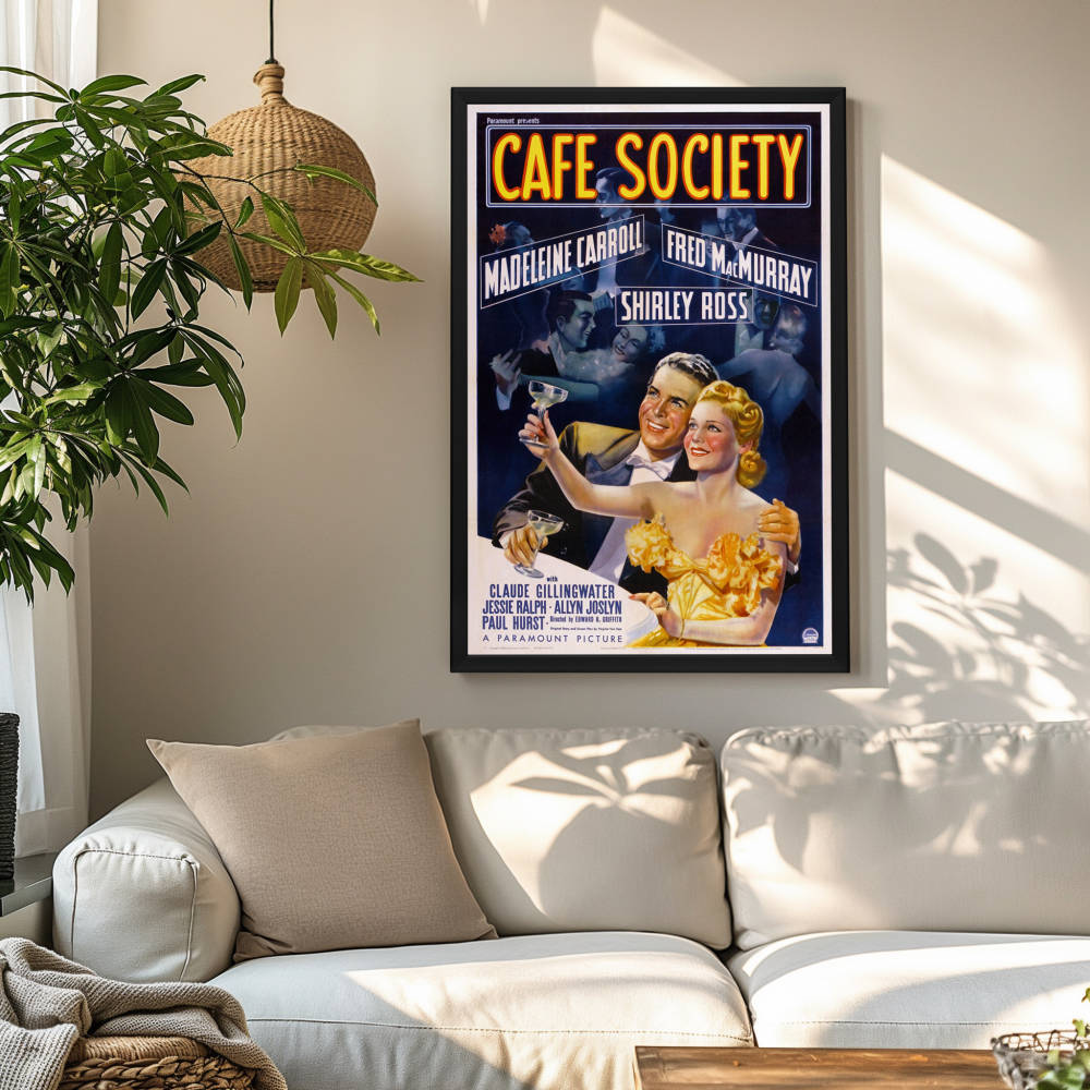 "Cafe Society" (1939) Framed Movie Poster