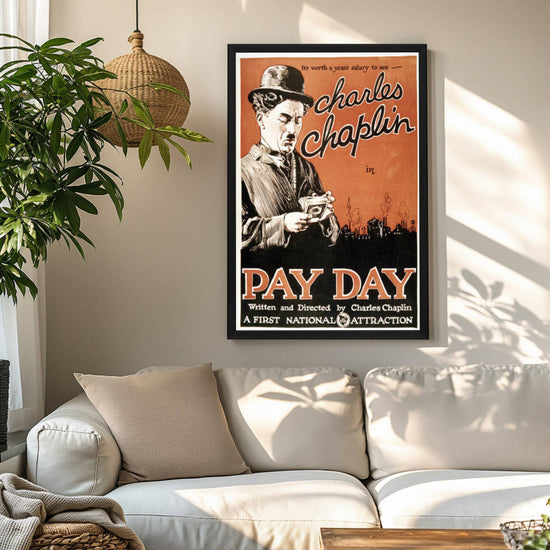 "Pay Day" (1922) Framed Movie Poster